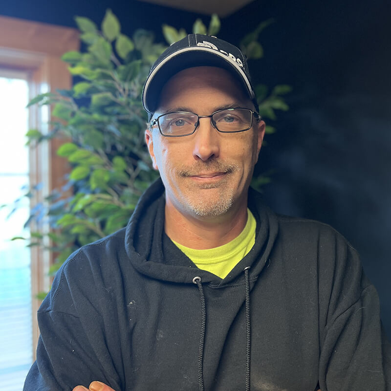 Chuck Tobias, Shop Supervisor at Midwest Landscapes
